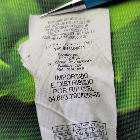 ripcurl Sunsetters Stripe Tied Belt Paperbag Waist Shorts size XS - Picture 8 of 11